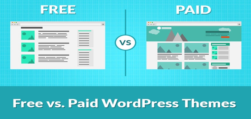 WordPress Premium theme VS Free theme pros and cons 